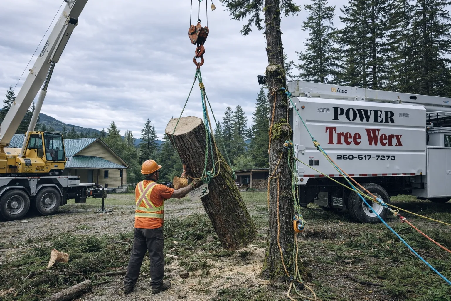 Equipment-assisted tree work and rigging